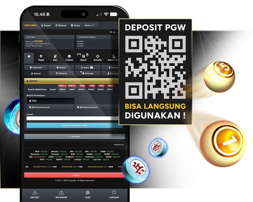 Deposit QRIS 1 Detik