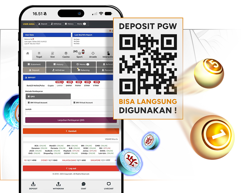 Deposit QRIS 1 Detik